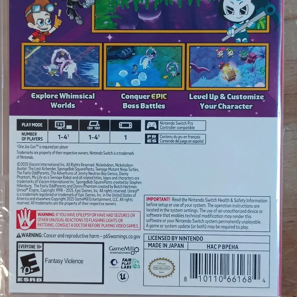 Nicktoons & the Dice of Destiny — Nintendo Switch — Factory Sealed FAST SHIP!